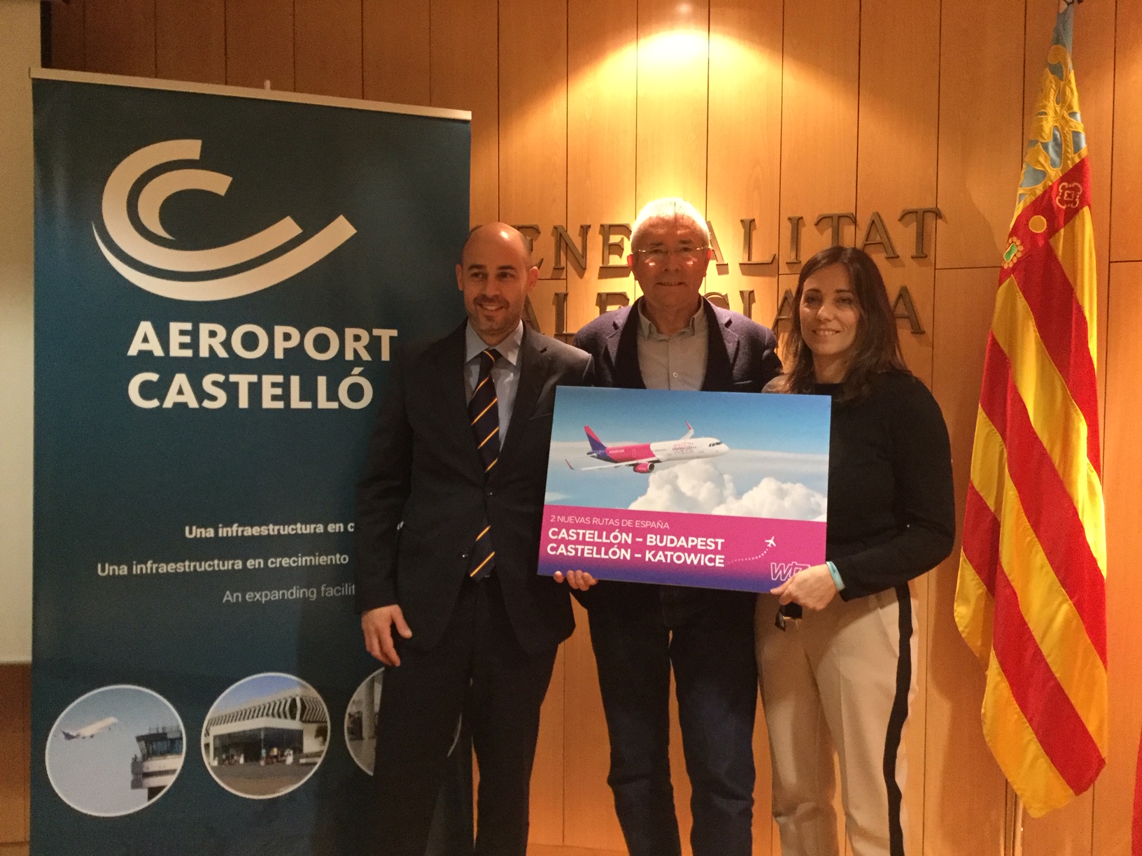 Wizz Air anuncia dos nuevas rutas desde Castellón
