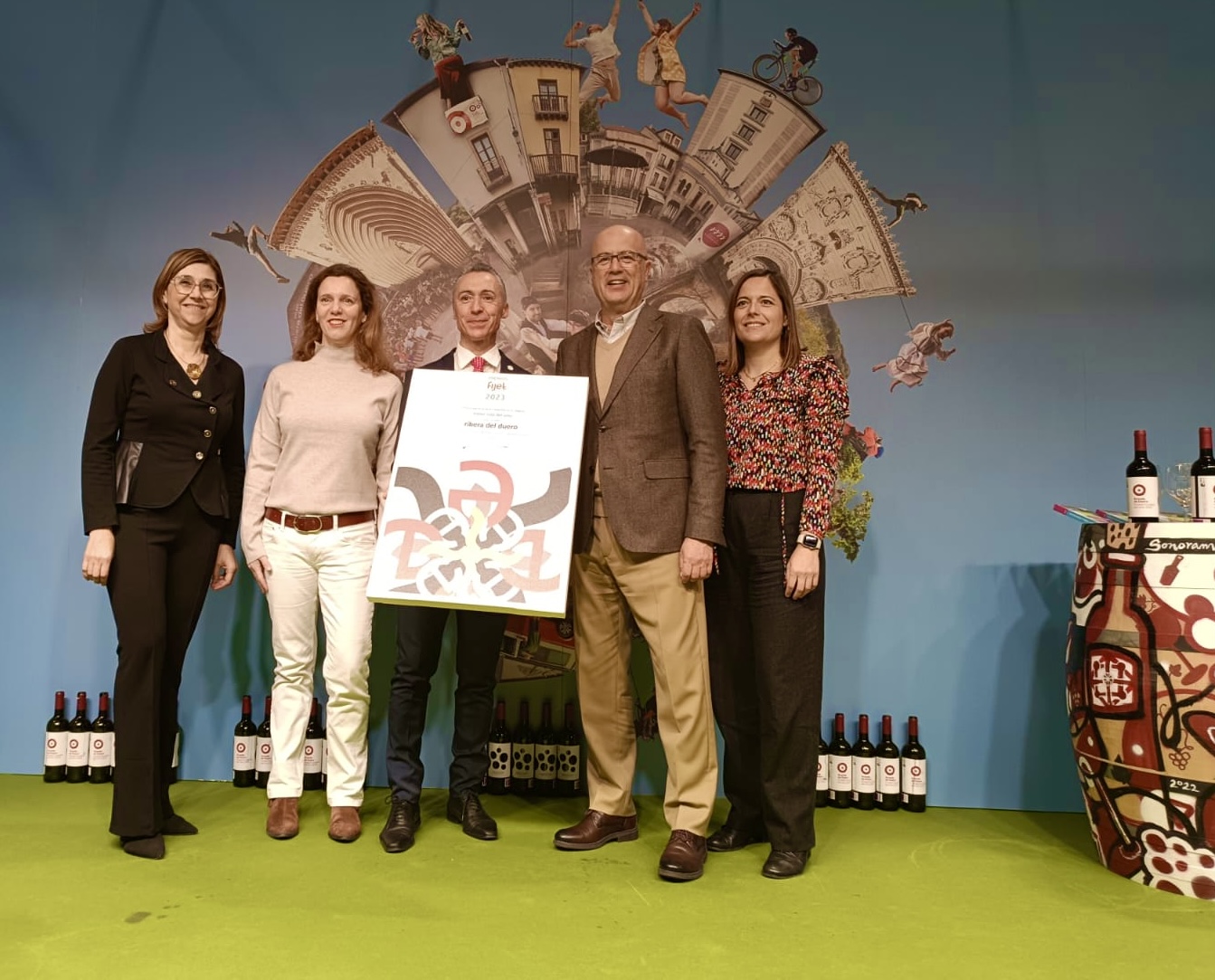 La Ruta del Vino Ribera del Duero recibe el premio FIJET 2023 a la Mejor Ruta del Vino Español