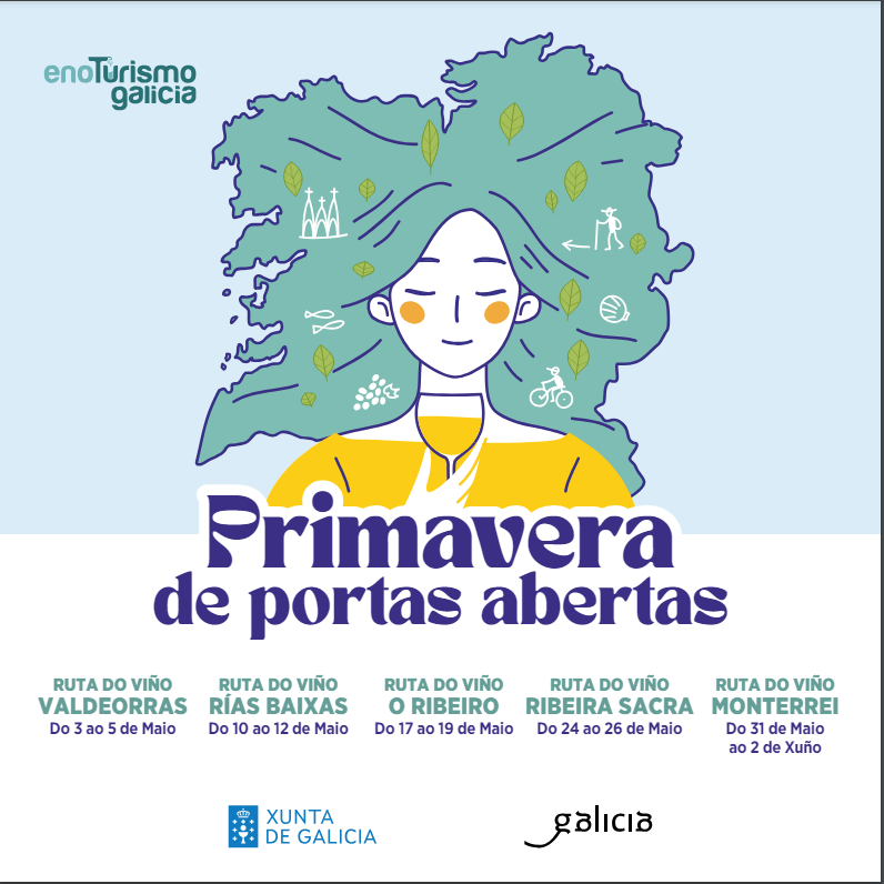 Las Rutas de los Vinos de Galicia celebran su ‘Primavera de Puertas Abiertas’