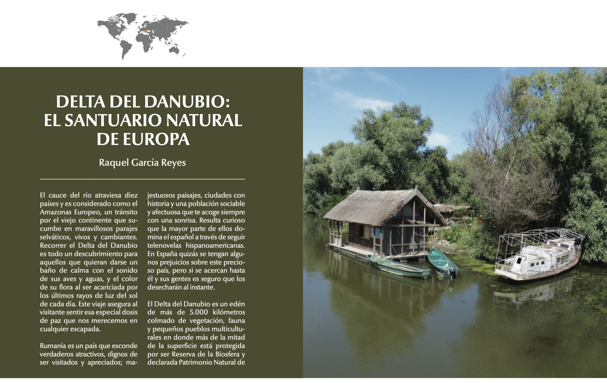 DELTA DEL DANUBIO: EL SANTUARIO NATURAL DE EUROPA
